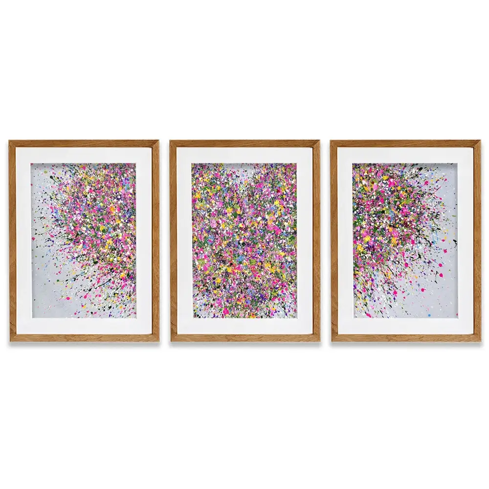 A Happy Heart Framed Art Print Trio A Happy Heart Framed Art Print Trio wall art product Jo Gough