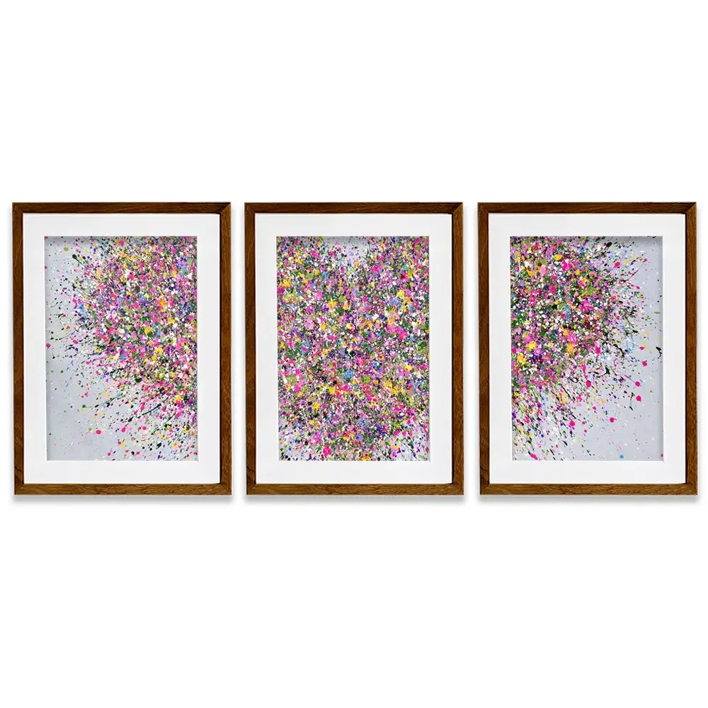 A Happy Heart Framed Art Print Trio A Happy Heart Framed Art Print Trio wall art product Jo Gough