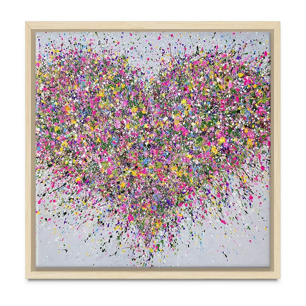 A Happy Heart Oversized Canvas Print A Happy Heart Oversized Canvas Print wall art product Jo Gough