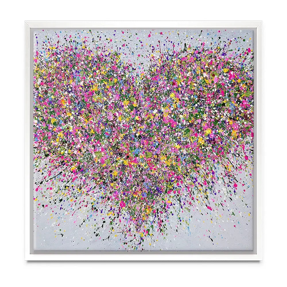 A Happy Heart Oversized Canvas Print A Happy Heart Oversized Canvas Print wall art product Jo Gough