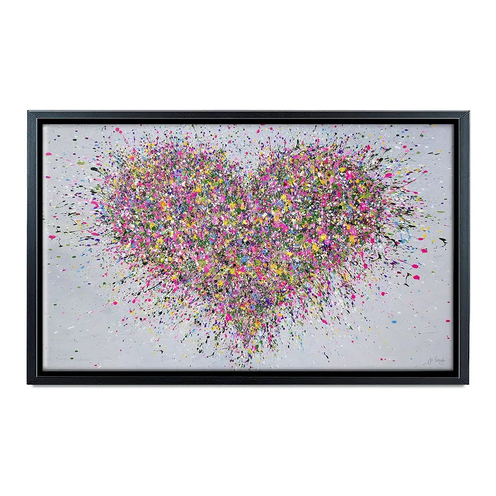 A Happy Heart Oversized Canvas Print A Happy Heart Oversized Canvas Print wall art product Jo Gough