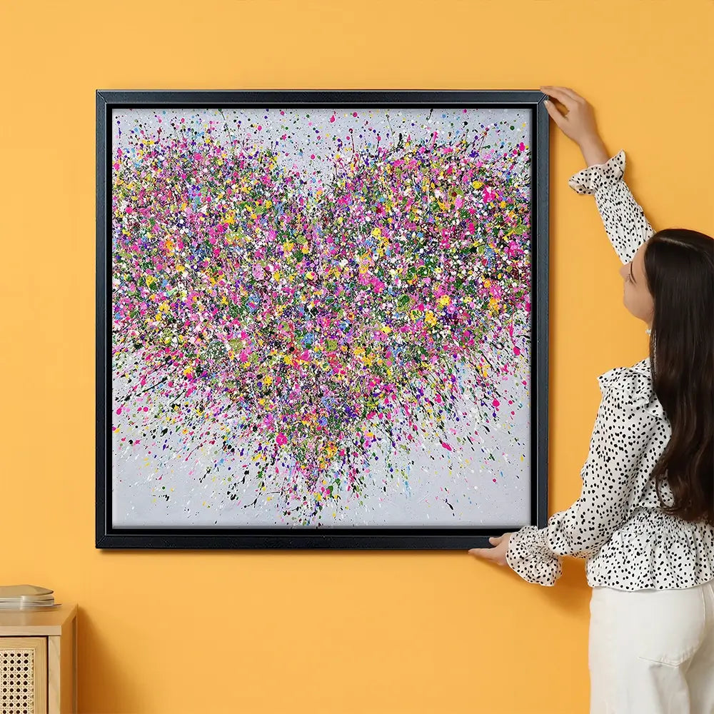 A Happy Heart Oversized Canvas Print A Happy Heart Oversized Canvas Print wall art product Jo Gough