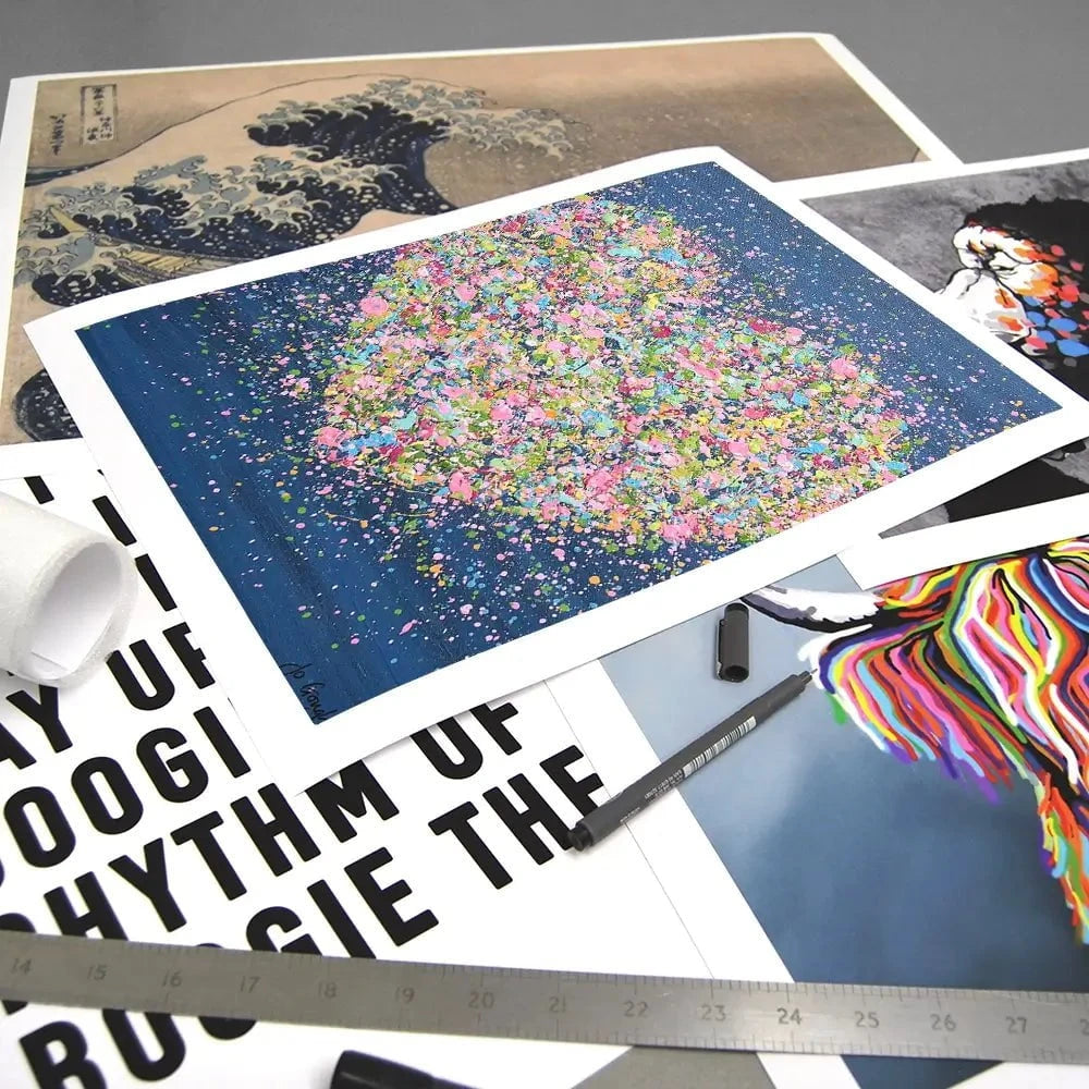 A Heart Full Of Love Art Print A Heart Full Of Love Art Print wall art product Jo Gough