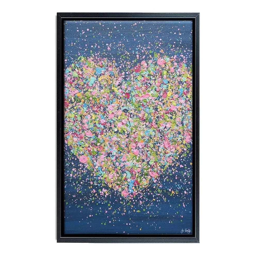 A Heart Full Of Love Canvas Print A Heart Full Of Love Canvas Print wall art product Jo Gough