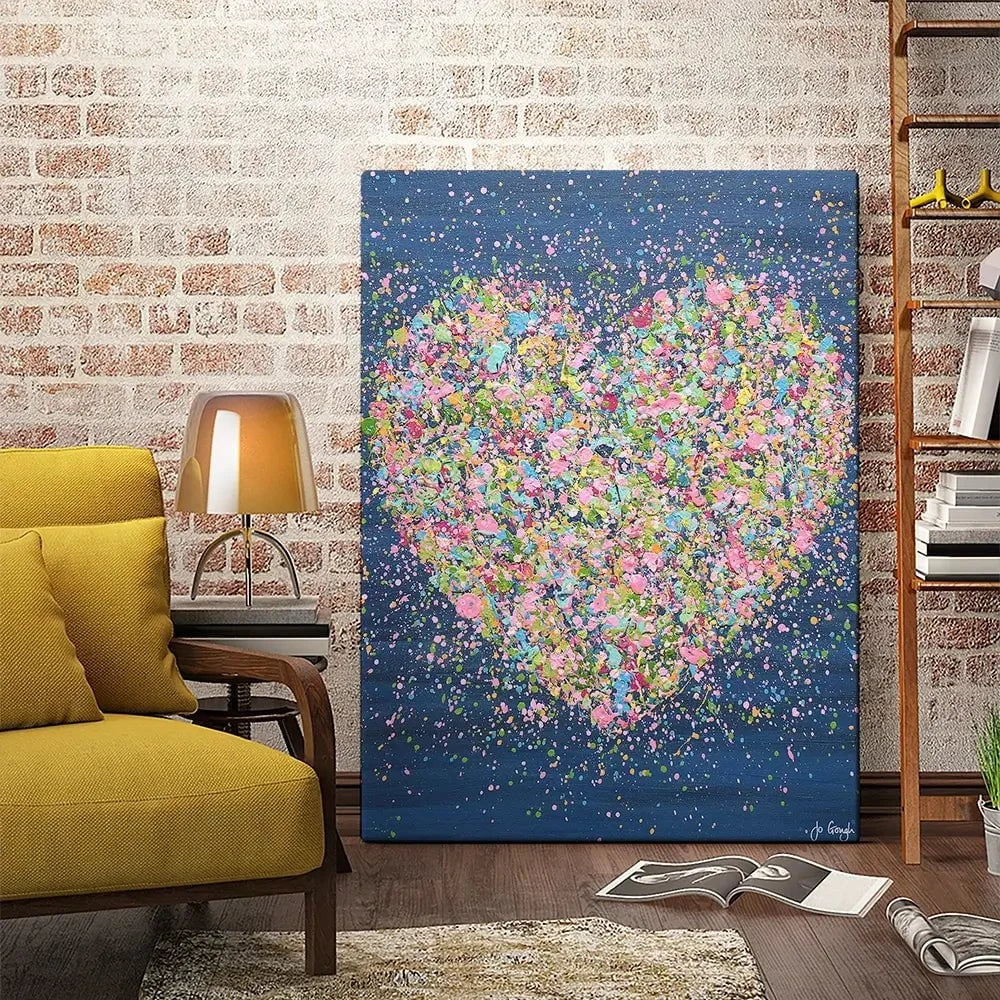 A Heart Full Of Love Canvas Print A Heart Full Of Love Canvas Print wall art product Jo Gough