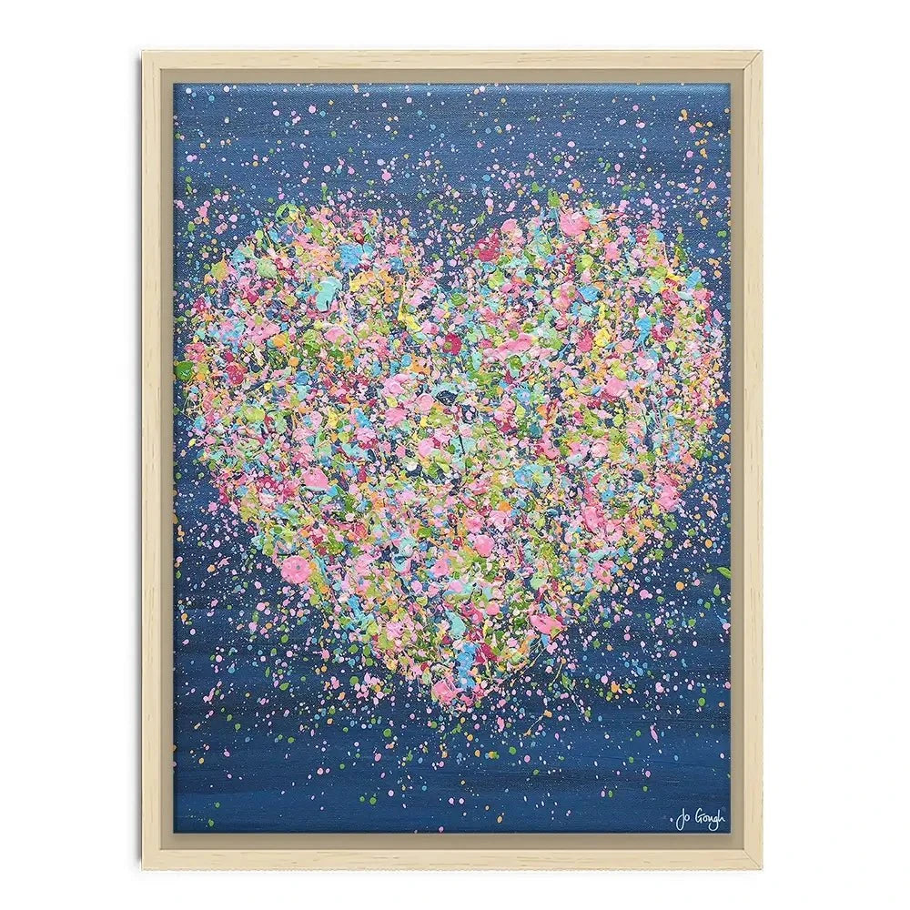 A Heart Full Of Love Canvas Print A Heart Full Of Love Canvas Print wall art product Jo Gough