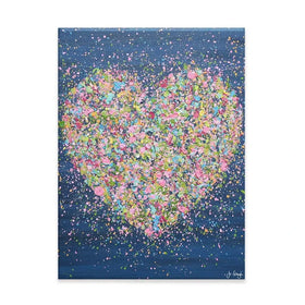 A Heart Full Of Love Canvas Print A Heart Full Of Love Canvas Print wall art product Jo Gough
