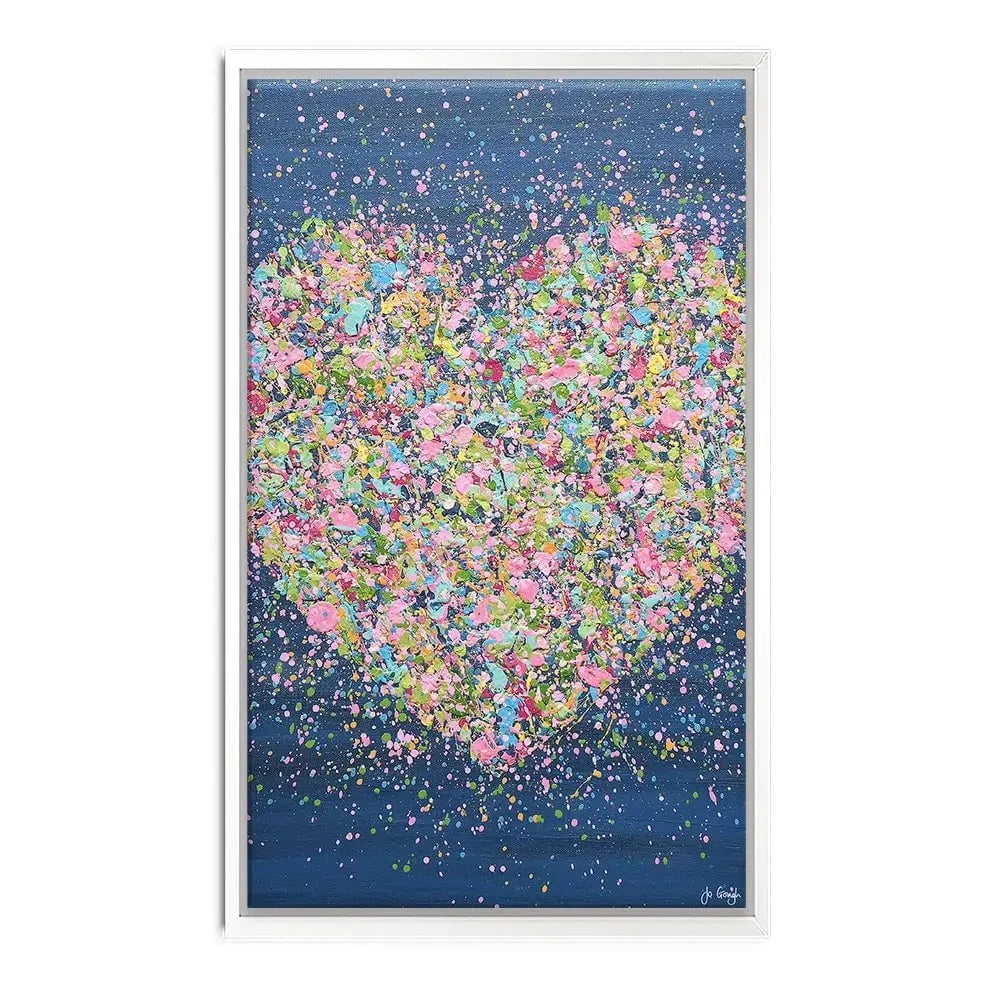 A Heart Full Of Love Canvas Print A Heart Full Of Love Canvas Print wall art product Jo Gough