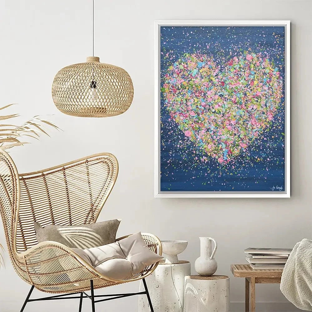 A Heart Full Of Love Canvas Print A Heart Full Of Love Canvas Print wall art product Jo Gough
