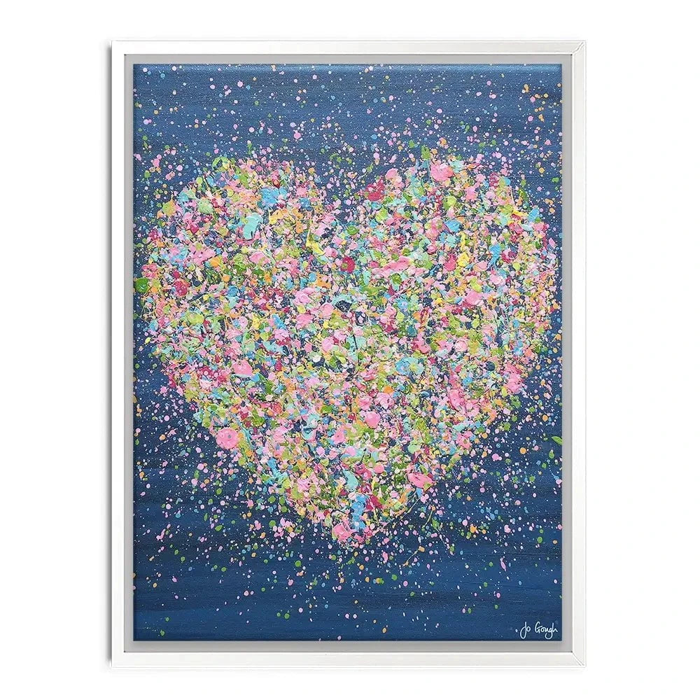 A Heart Full Of Love Canvas Print A Heart Full Of Love Canvas Print wall art product Jo Gough