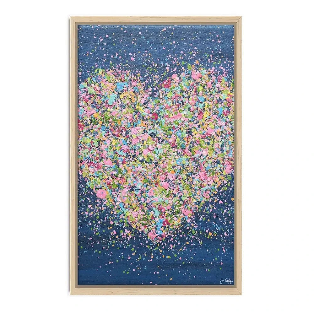 A Heart Full Of Love Canvas Print A Heart Full Of Love Canvas Print wall art product Jo Gough