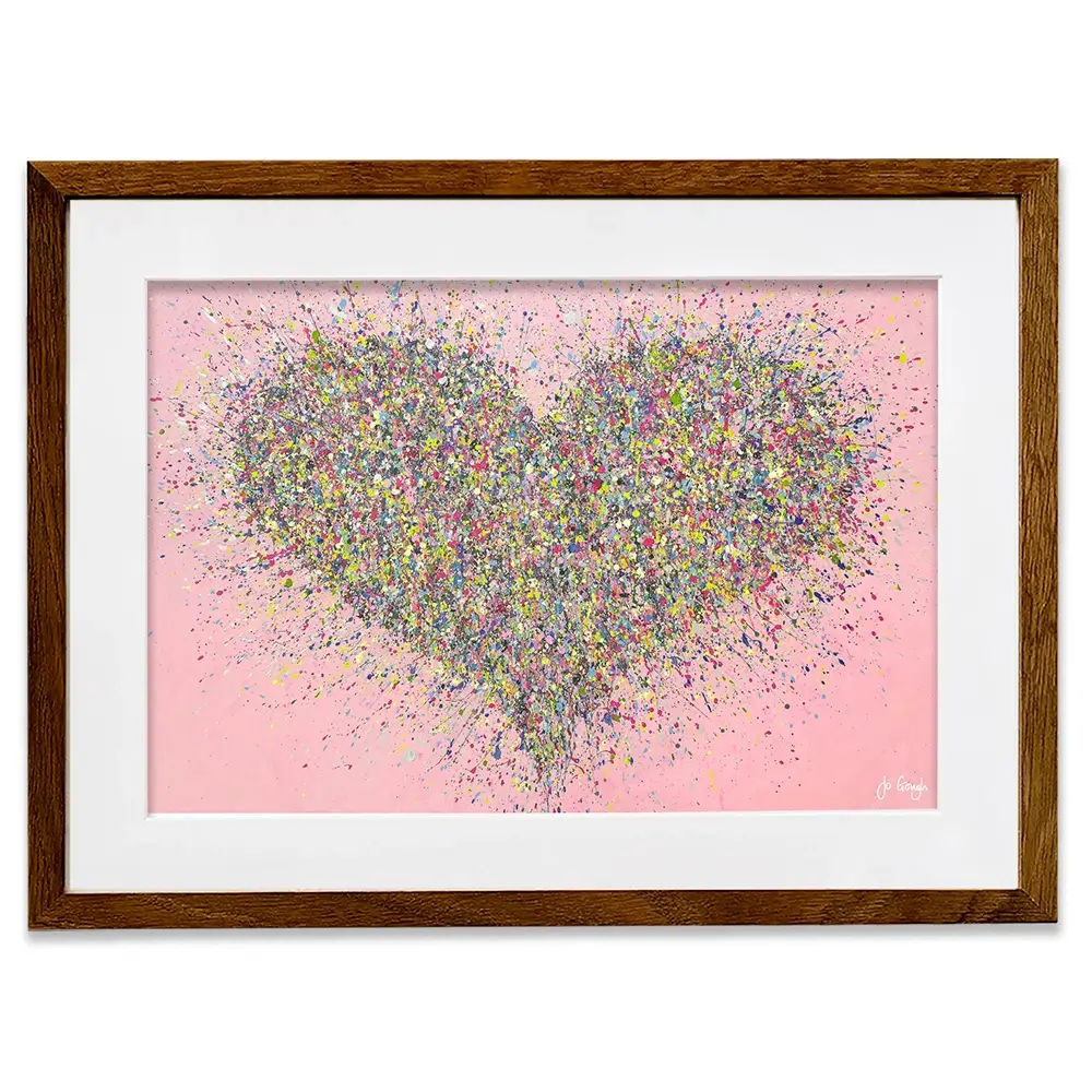 A Joyful Heart Framed Art Print A Joyful Heart Framed Art Print wall art product Jo Gough