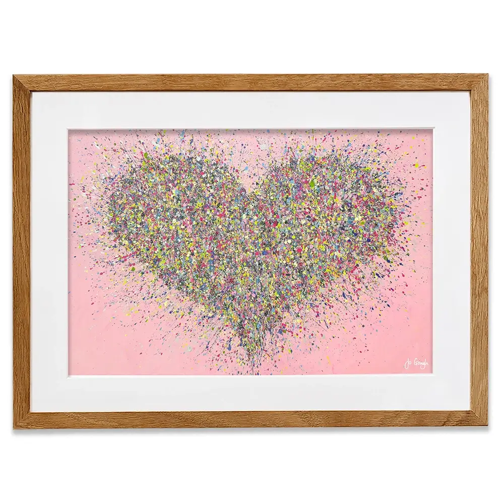 A Joyful Heart Framed Art Print A Joyful Heart Framed Art Print wall art product Jo Gough
