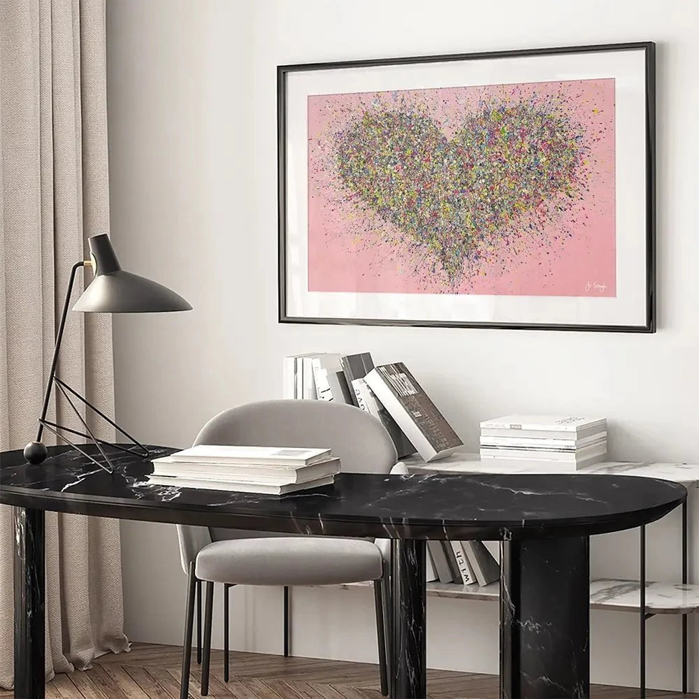 A Joyful Heart Framed Art Print A Joyful Heart Framed Art Print wall art product Jo Gough