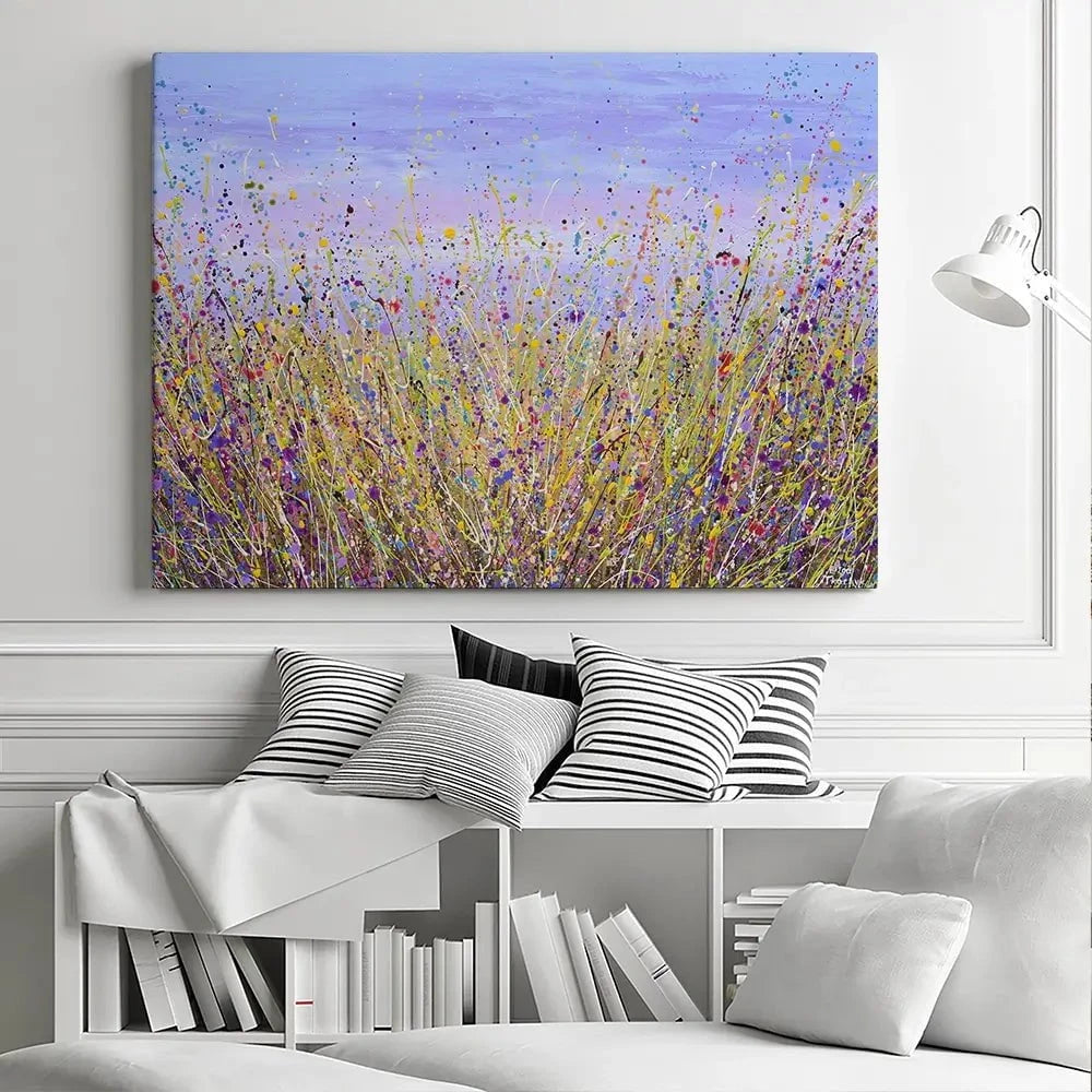 A Lavender Field Canvas Print A Lavender Field Canvas Print wall art product Olga Tkachyk