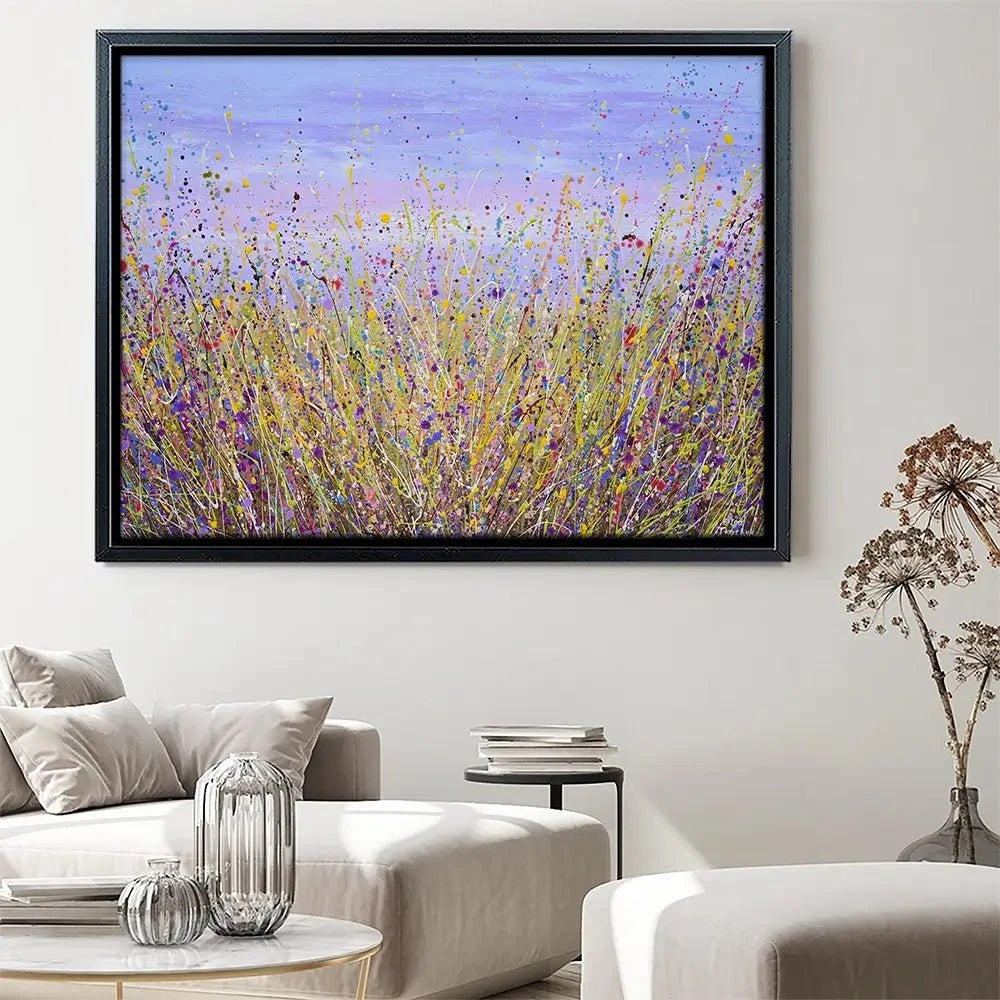 A Lavender Field Canvas Print A Lavender Field Canvas Print wall art product Olga Tkachyk