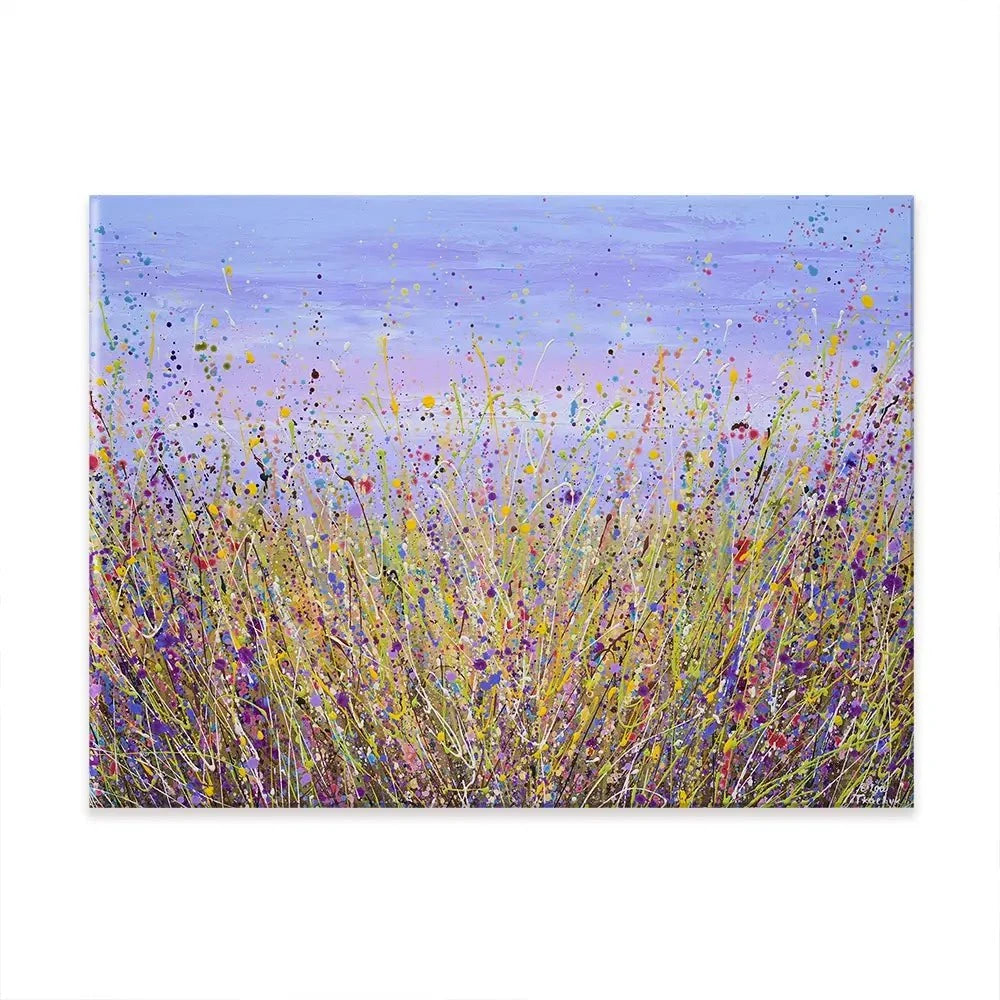A Lavender Field Canvas Print A Lavender Field Canvas Print wall art product Olga Tkachyk