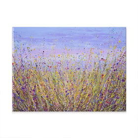 A Lavender Field Canvas Print A Lavender Field Canvas Print wall art product Olga Tkachyk