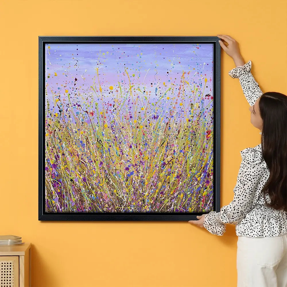 A Lavender Field Oversized Canvas Print A Lavender Field Oversized Canvas Print wall art product Olga Tkachyk