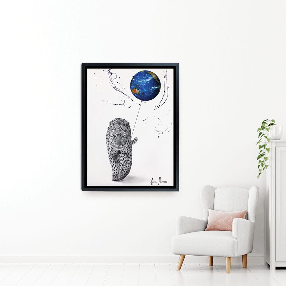 A Leopard's World Canvas Print wall art product Ashvin Harrison