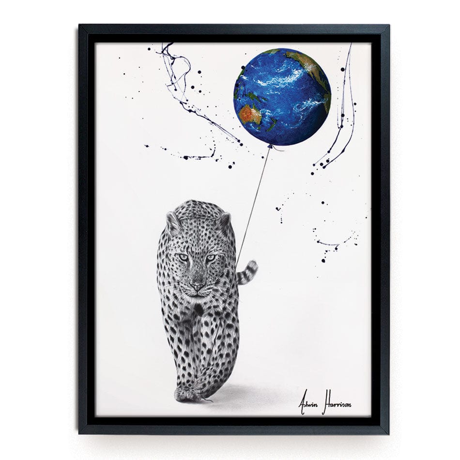 A Leopard's World Canvas Print wall art product Ashvin Harrison