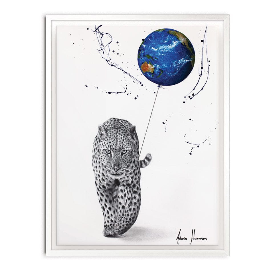 A Leopard's World Canvas Print wall art product Ashvin Harrison