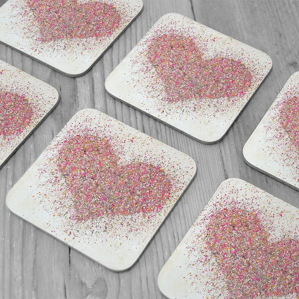 A Loving Heart Coaster Set A Loving Heart Coaster Set wall art product Jo Gough