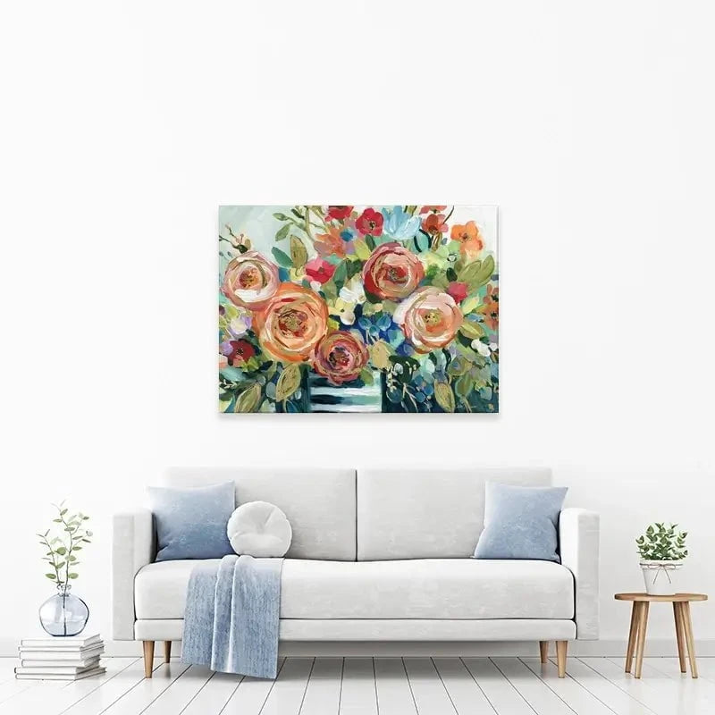 A Merry Group Canvas Print A Merry Group Canvas Print wall art product Carol Robinson
