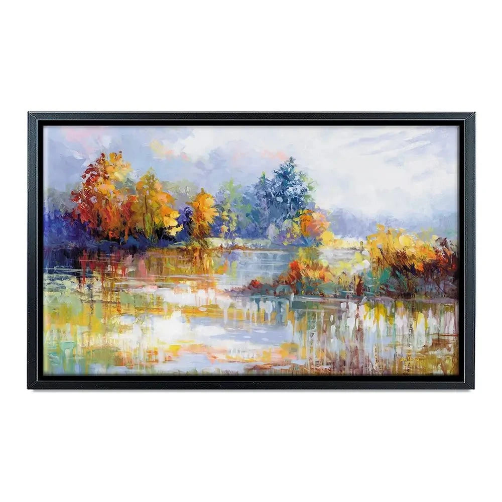 A Moment In The Autumn Glow Canvas Print A Moment In The Autumn Glow Canvas Print wall art product Leon Devenice