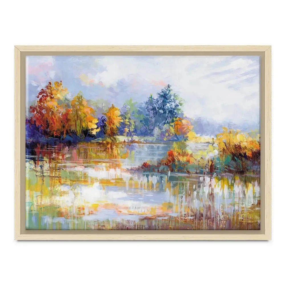 A Moment In The Autumn Glow Canvas Print A Moment In The Autumn Glow Canvas Print wall art product Leon Devenice