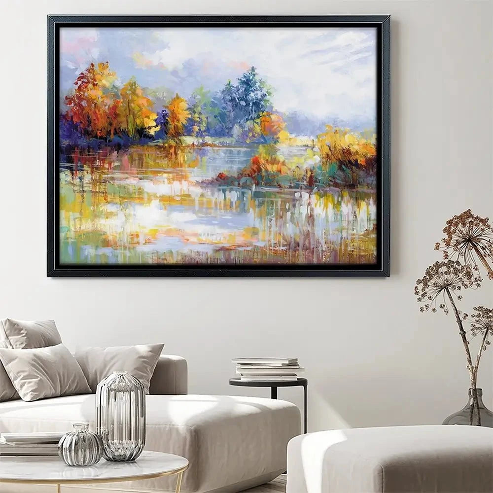 A Moment In The Autumn Glow Canvas Print A Moment In The Autumn Glow Canvas Print wall art product Leon Devenice
