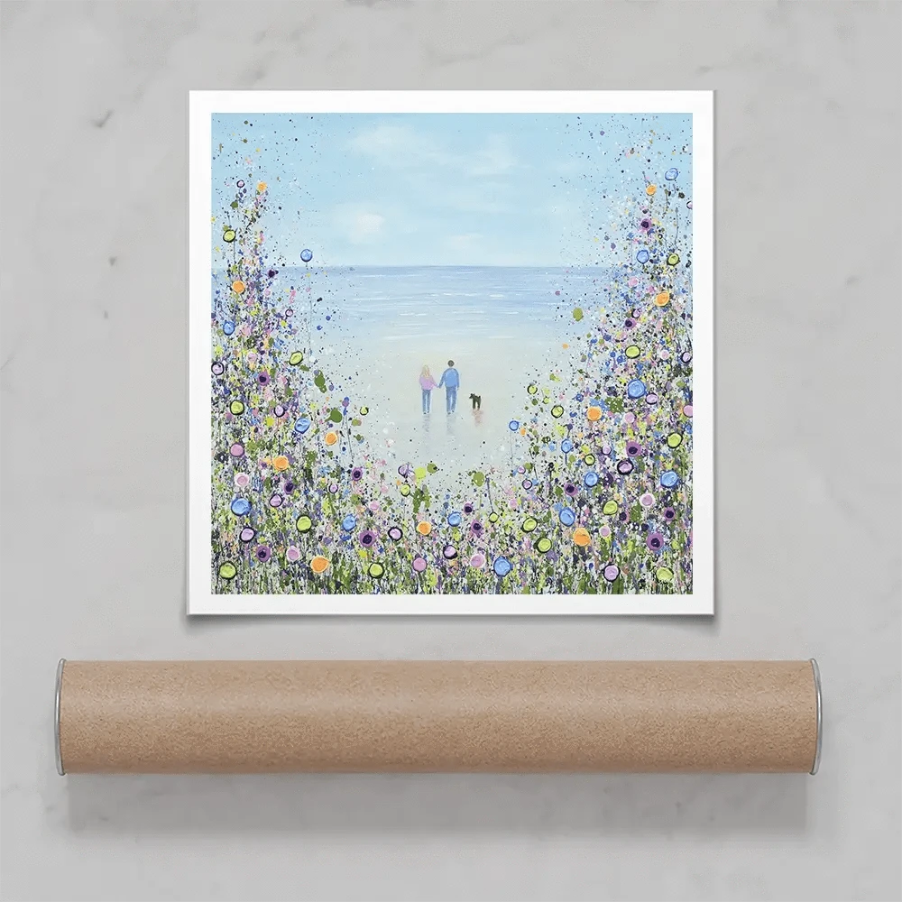 A Perfect Day Square Art Print A Perfect Day Square Art Print wall art product Jo Gough