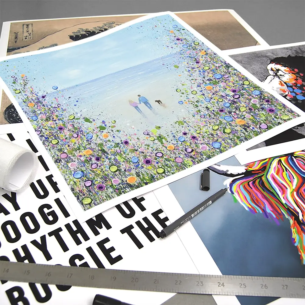 A Perfect Day Square Art Print A Perfect Day Square Art Print wall art product Jo Gough