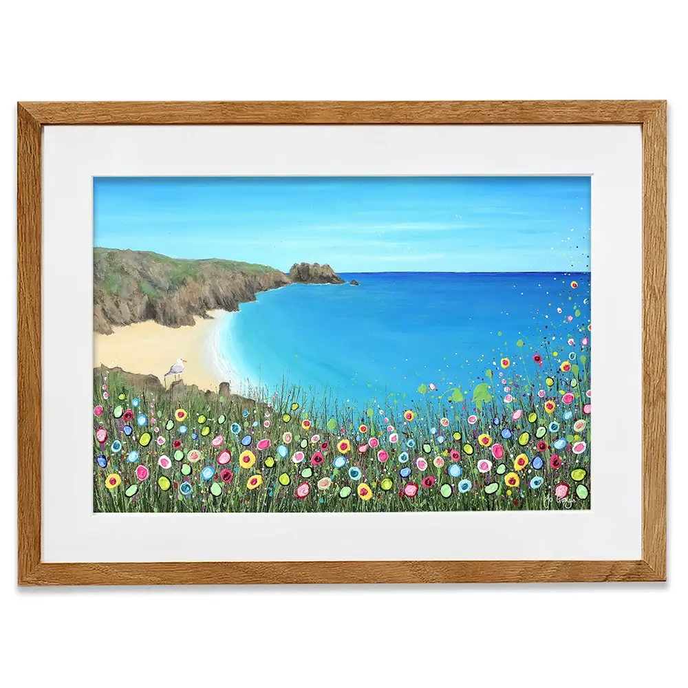 A Perfect View Framed Art Print A Perfect View Framed Art Print wall art product Jo Gough