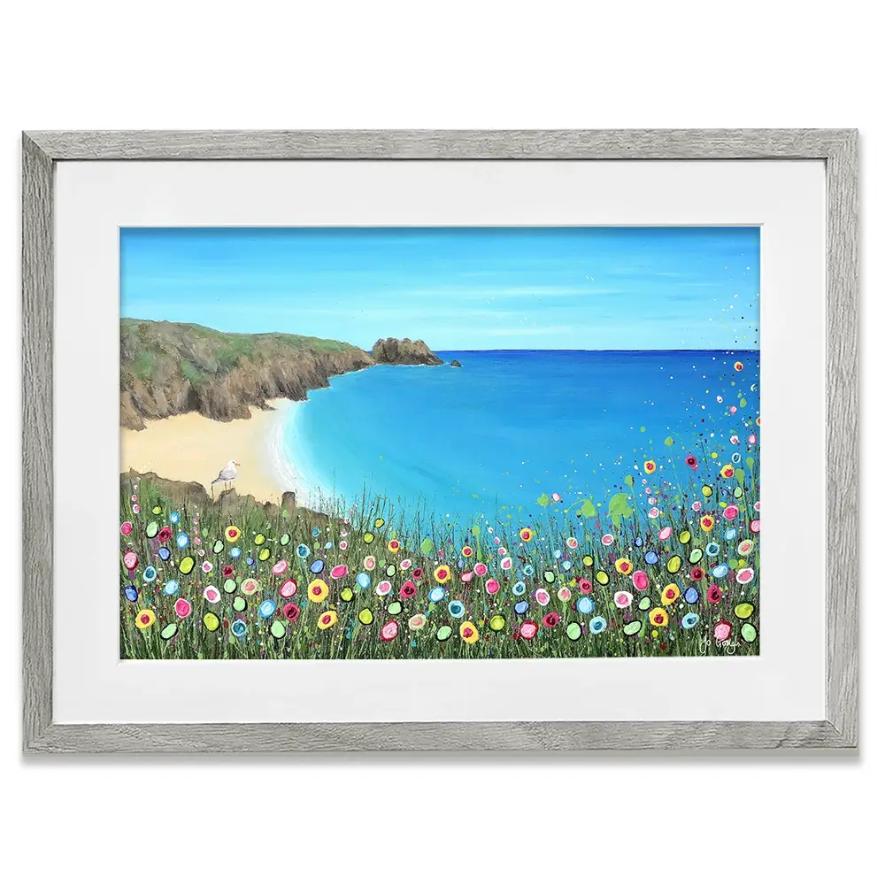 A Perfect View Framed Art Print A Perfect View Framed Art Print wall art product Jo Gough