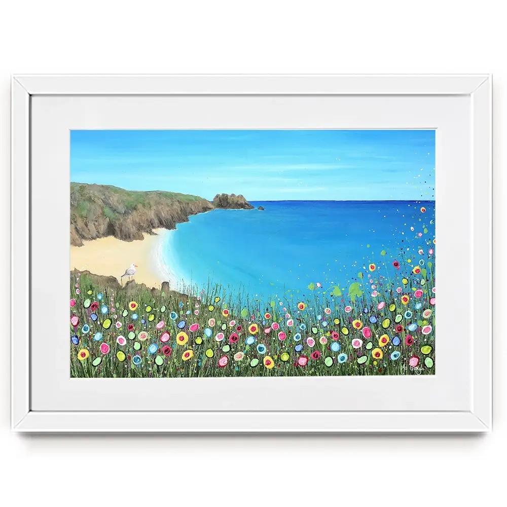 A Perfect View Framed Art Print A Perfect View Framed Art Print wall art product Jo Gough