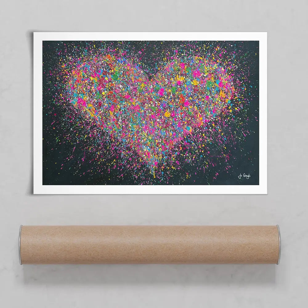 A Playful Heart Art Print A Playful Heart Art Print wall art product Jo Gough