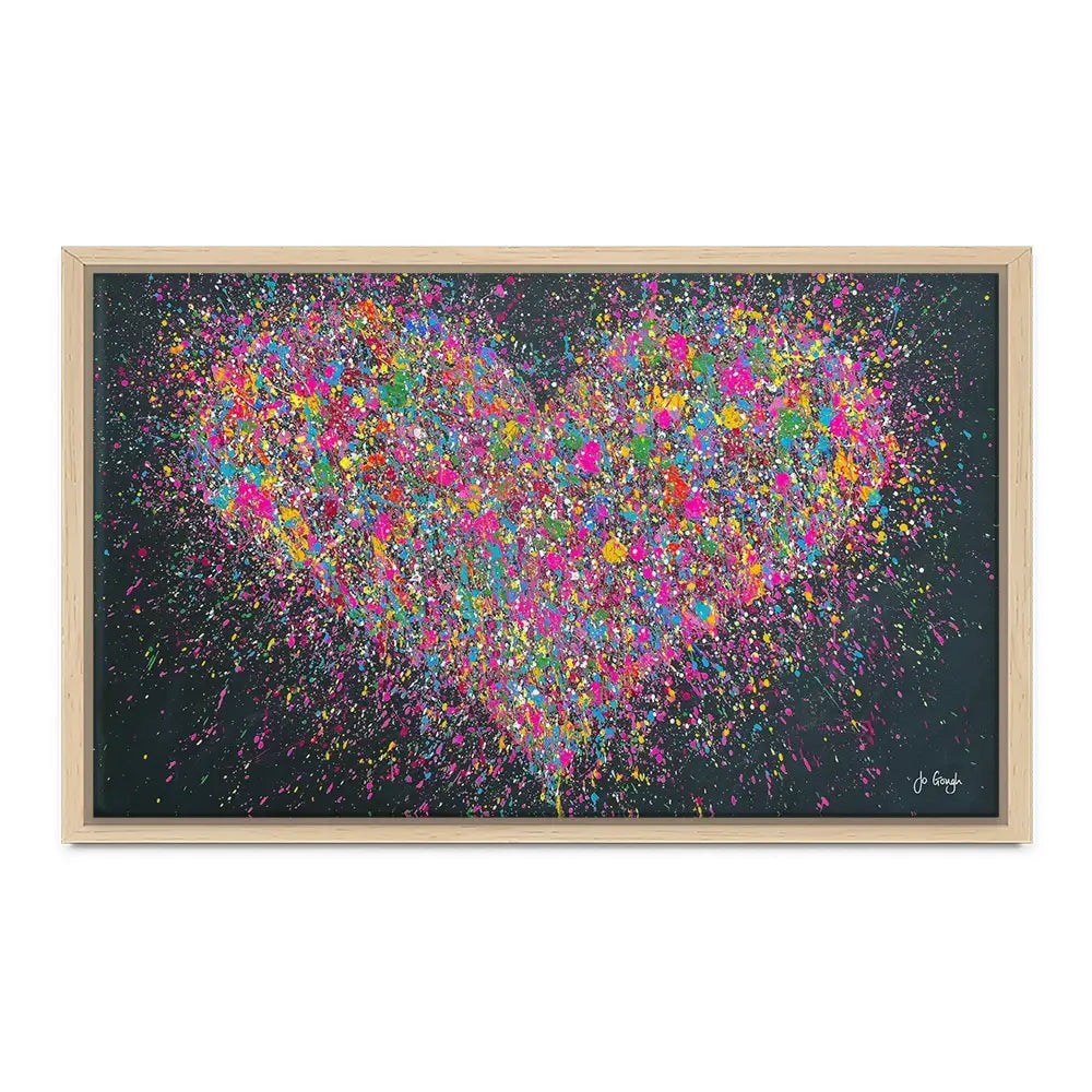 A Playful Heart Canvas Print A Playful Heart Canvas Print wall art product Jo Gough
