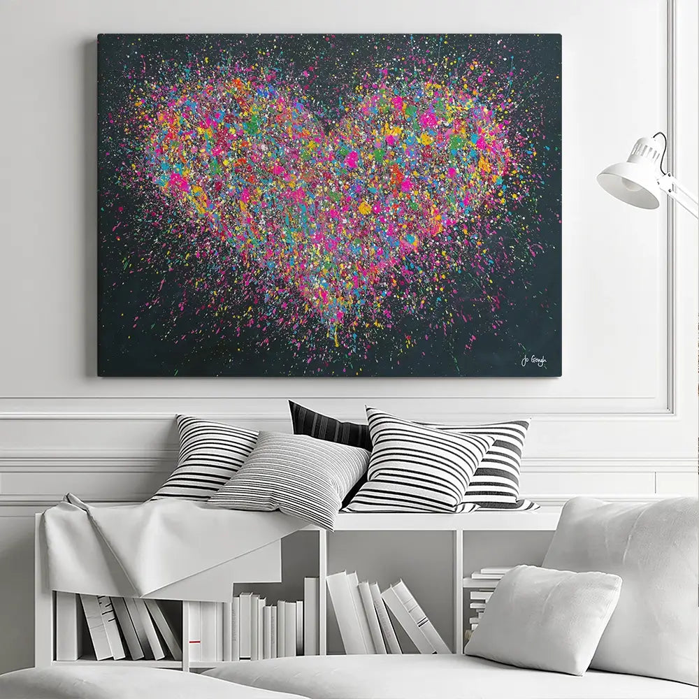 A Playful Heart Canvas Print A Playful Heart Canvas Print wall art product Jo Gough