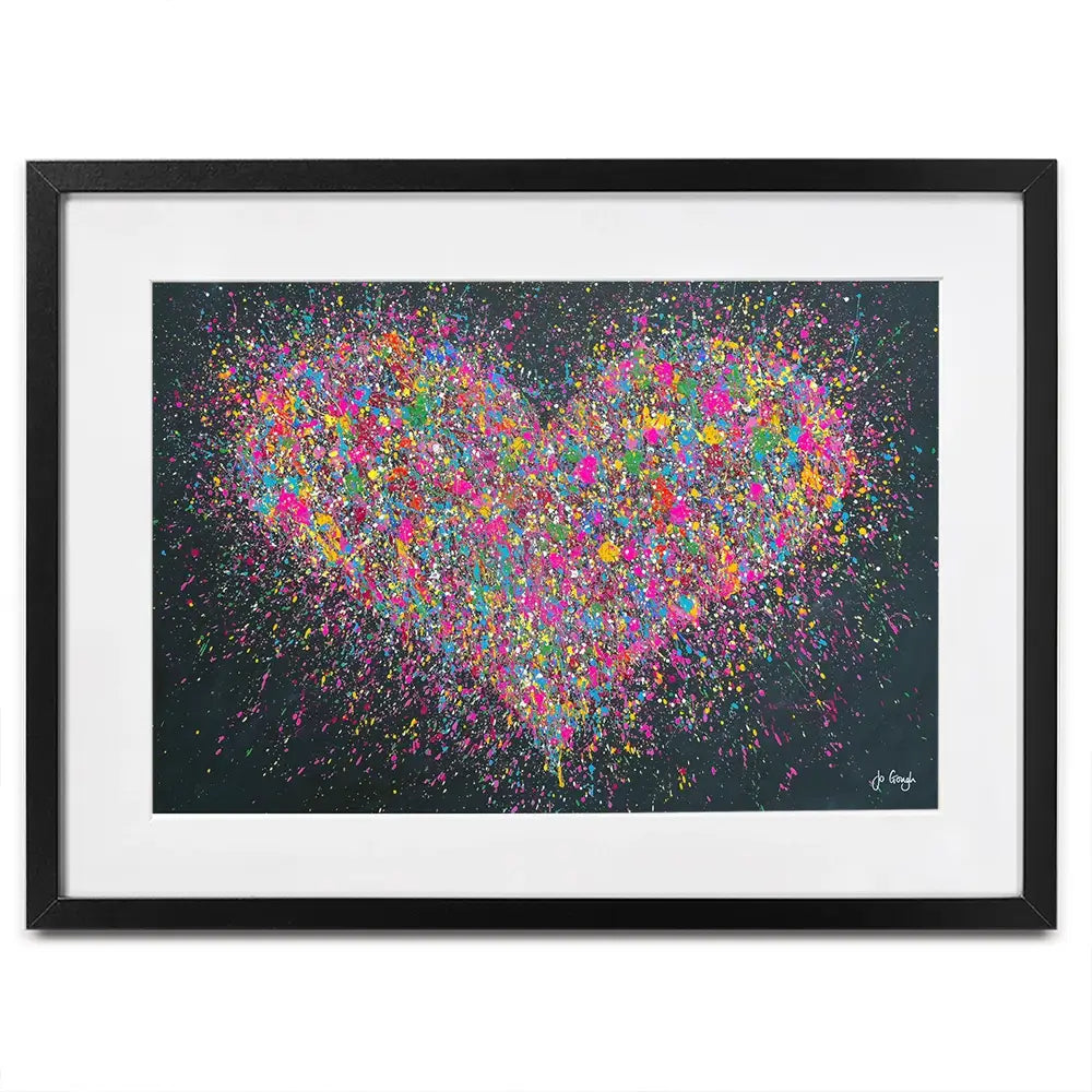 A Playful Heart Framed Art Print A Playful Heart Framed Art Print wall art product Jo Gough