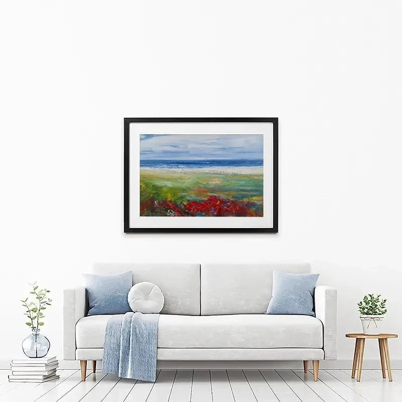A Scenic Landscape Framed Art Print A Scenic Landscape Framed Art Print wall art product Laure Bury