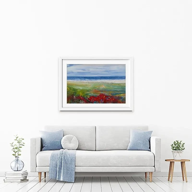 A Scenic Landscape Framed Art Print A Scenic Landscape Framed Art Print wall art product Laure Bury