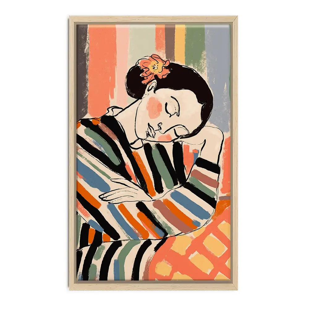 A Short Nap Canvas Print A Short Nap Canvas Print wall art product Treechild