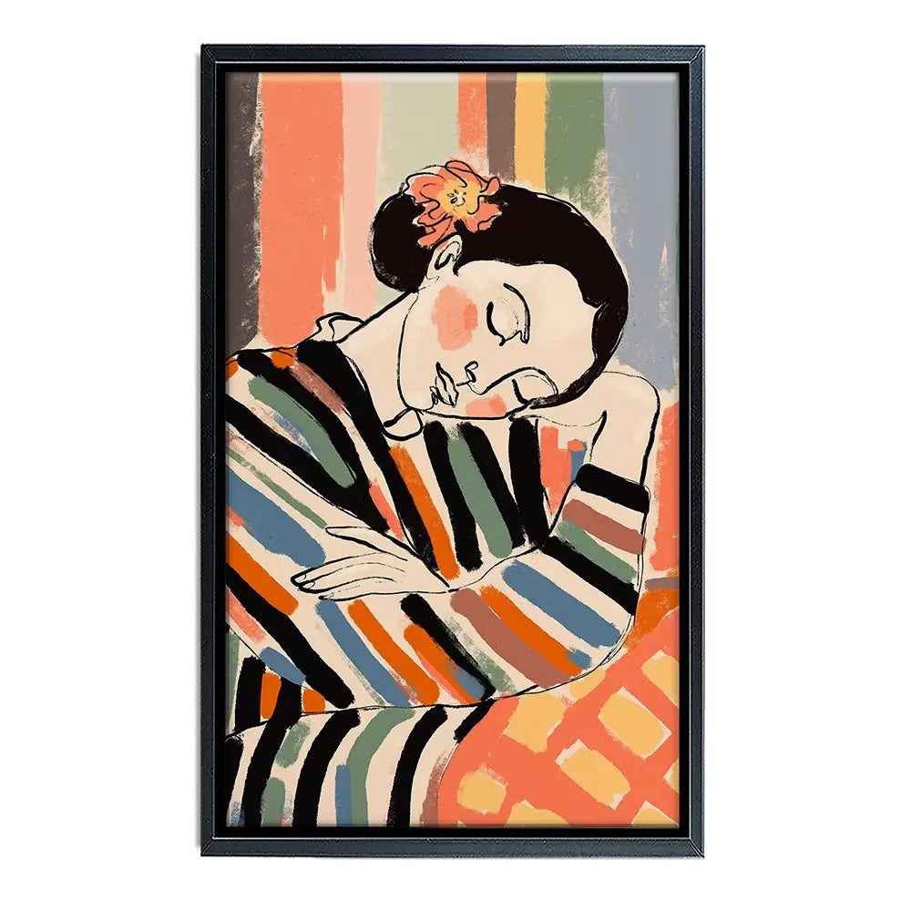 A Short Nap Canvas Print A Short Nap Canvas Print wall art product Treechild