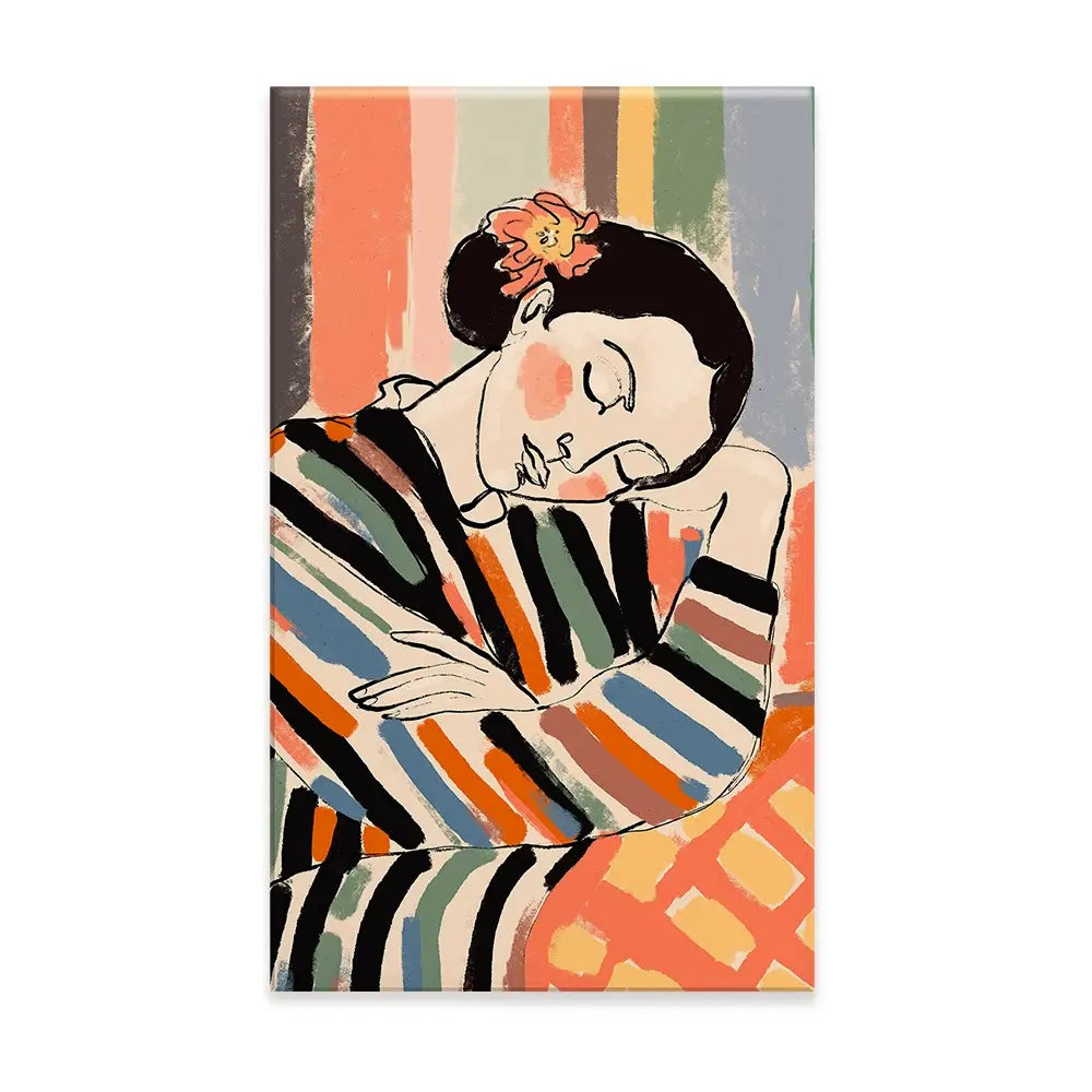 A Short Nap Canvas Print A Short Nap Canvas Print wall art product Treechild