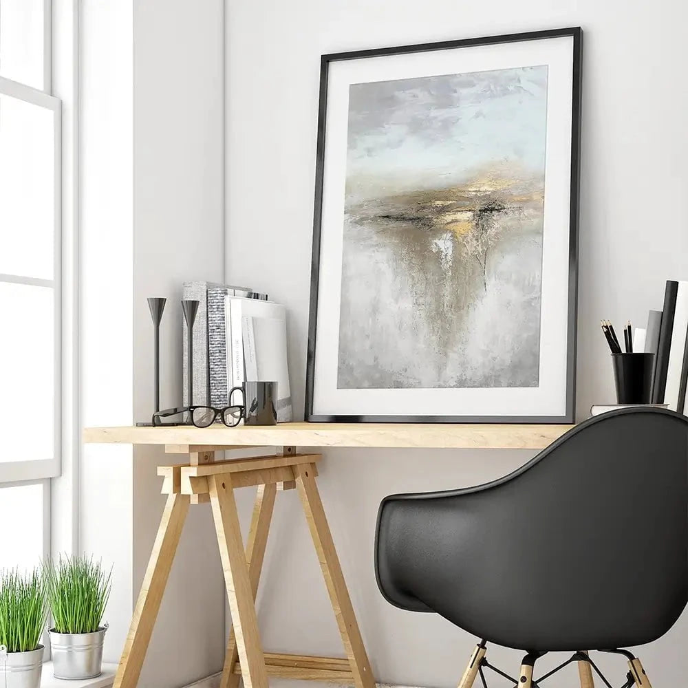 A Simple Abstract Framed Art Print A Simple Abstract Framed Art Print wall art product Alyson Storms - Independent