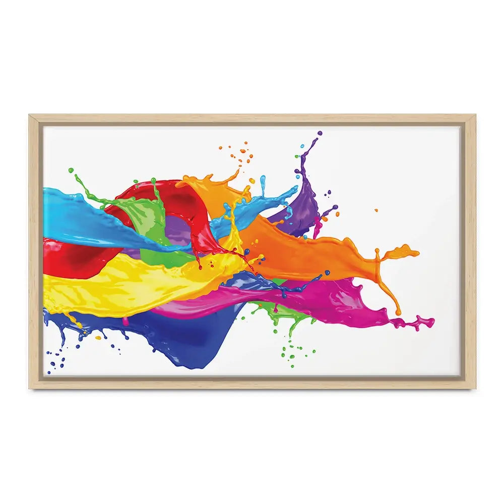 A Splash Of Colour Oversized Canvas Print A Splash Of Colour Oversized Canvas Print wall art product Art Print Shop
