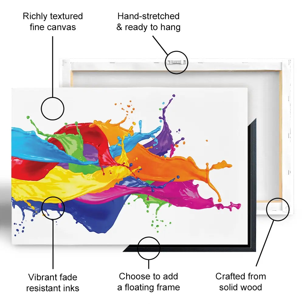 A Splash Of Colour Oversized Canvas Print A Splash Of Colour Oversized Canvas Print wall art product stockphoto-graf / Shutterstock