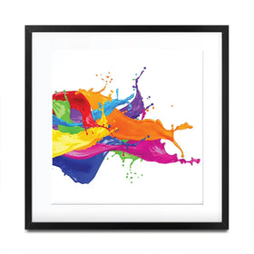 A Splash Of Colour Square Framed Art Print A Splash Of Colour Square Framed Art Print | Colour Framed Art  wall art product stockphoto-graf / Shutterstock