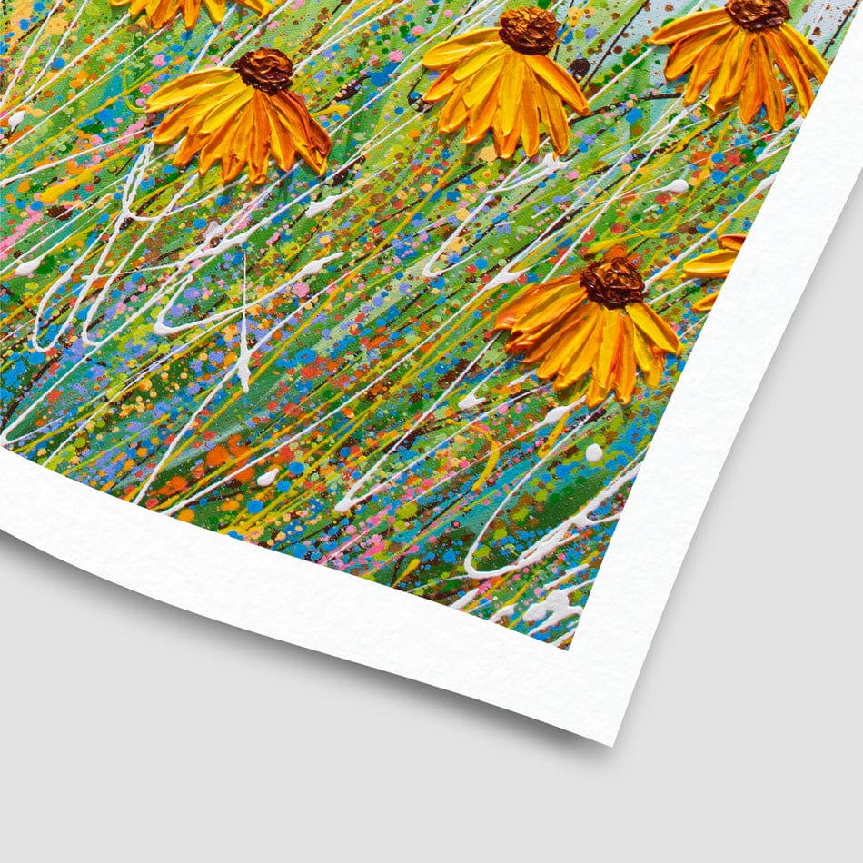 A Splash Of Orange Art Print wall art product Olga Tkachyk